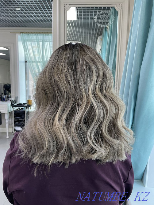 Hair coloring of any complexity in the salon on Uly gave 7/2 Astana - photo 7