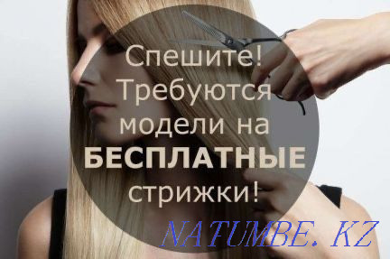 Тегін шаш қию !Тегін шаш қию үлгілері қажет!  Астана - изображение 1