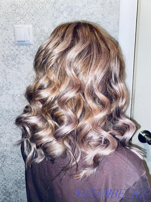 hair coloring, highlighting, airtouch, Pavlodar. Manicure services Pavlodar - photo 3