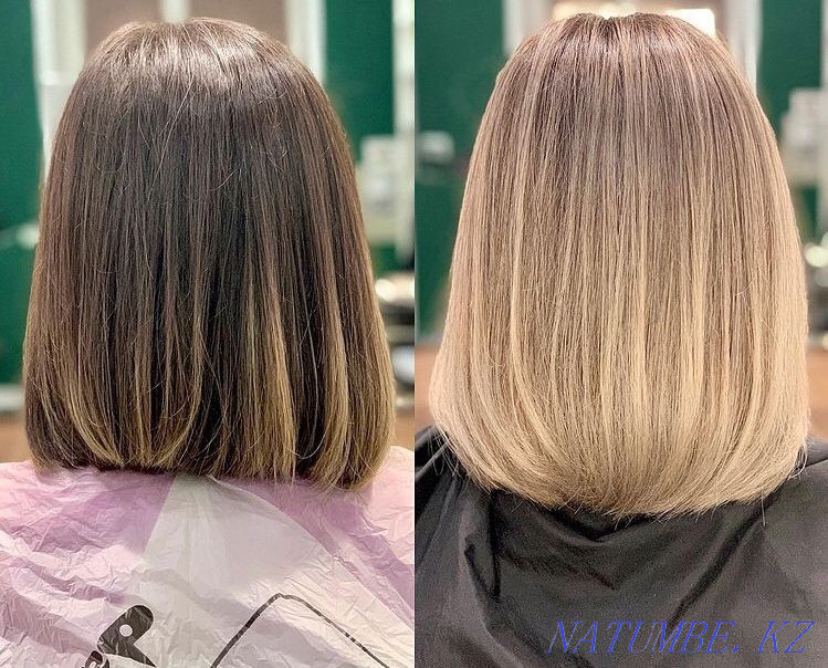 hair coloring, highlighting, airtouch, Pavlodar. Manicure services Pavlodar - photo 5