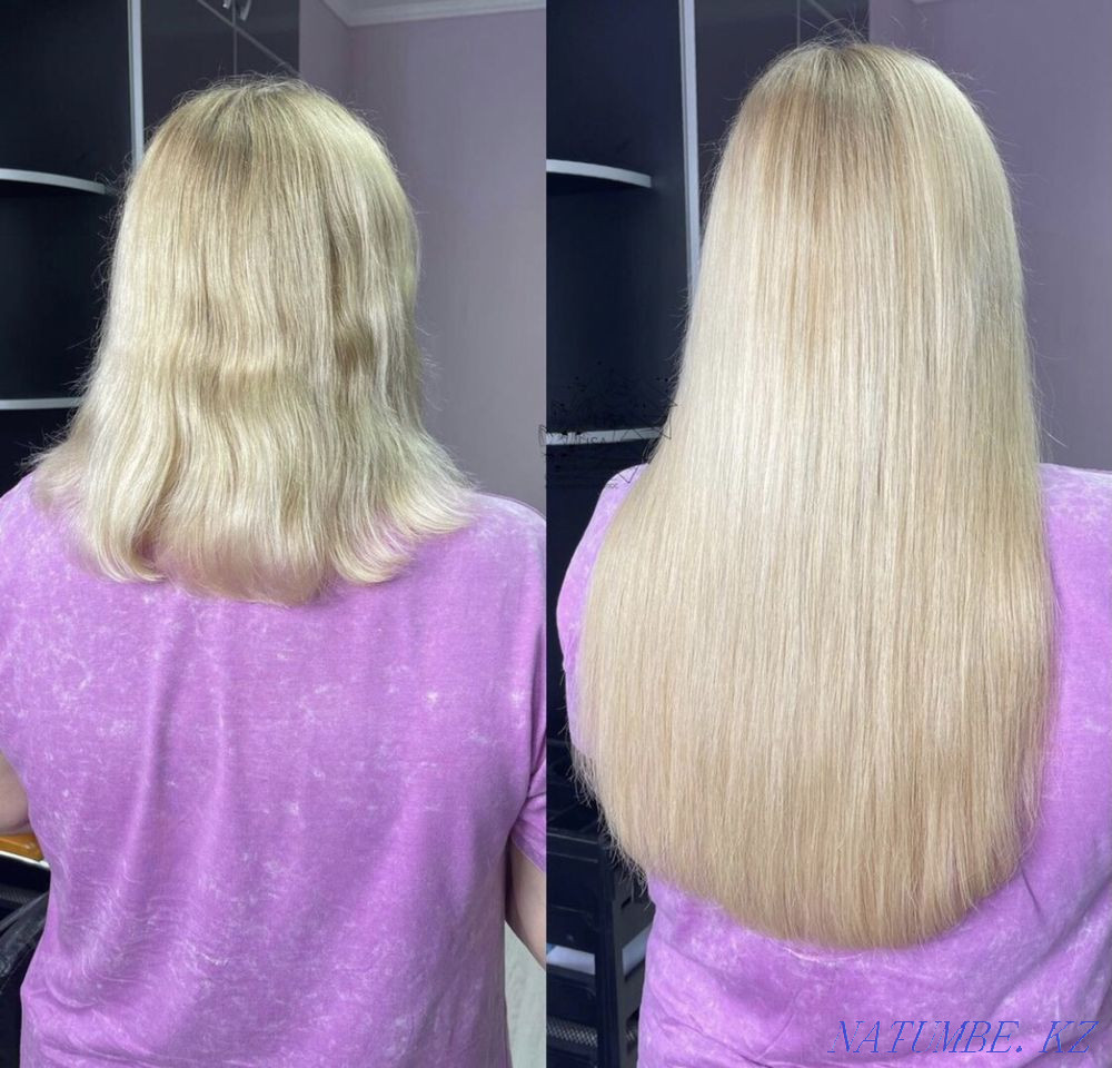 жоғары сапалы шаш ұзарту бар болғаны 20 000 теңгеге  Алматы - изображение 5
