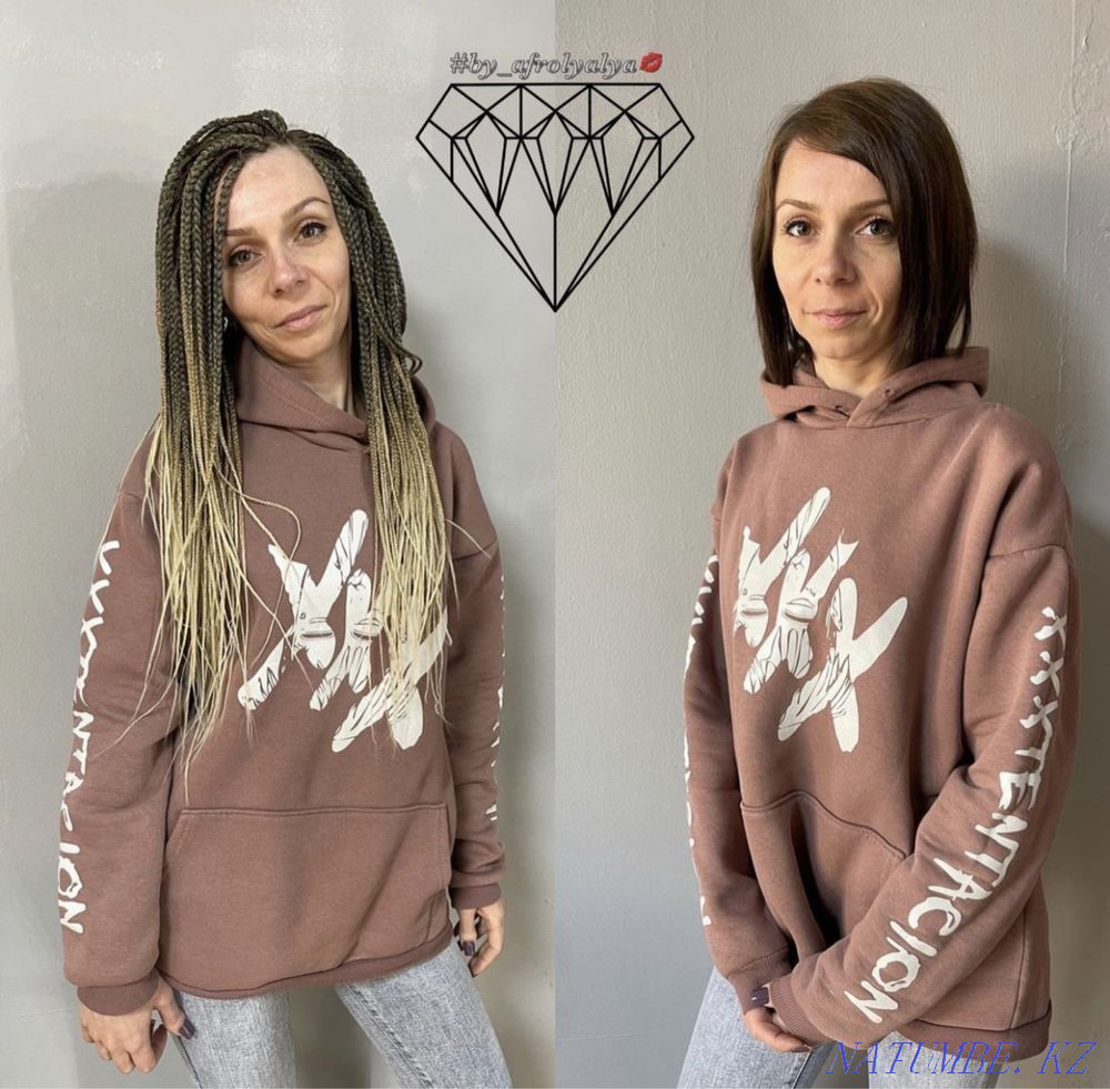 Afro-braids, Dreadlocks, Zizi, Braids. Afro Hairstyles AT AFFORDABLE PRICES Almaty - photo 4