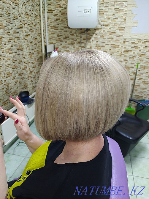 Күрделі бояғыш balayazh shatush аққұбаны бөлектейтін аэротуч кератинді бот  Алматы - изображение 8