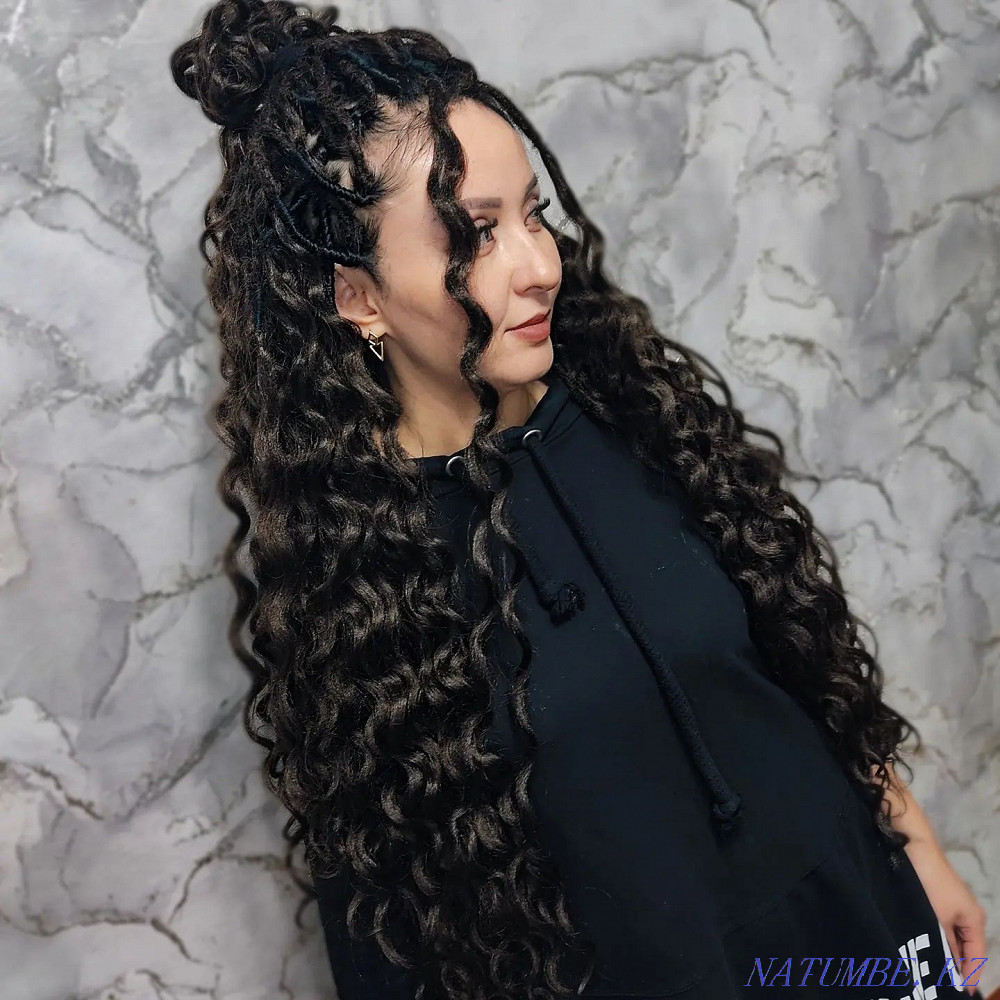 Afro braids, dreadlocks, afro curls Nur Sultan Astana - photo 2