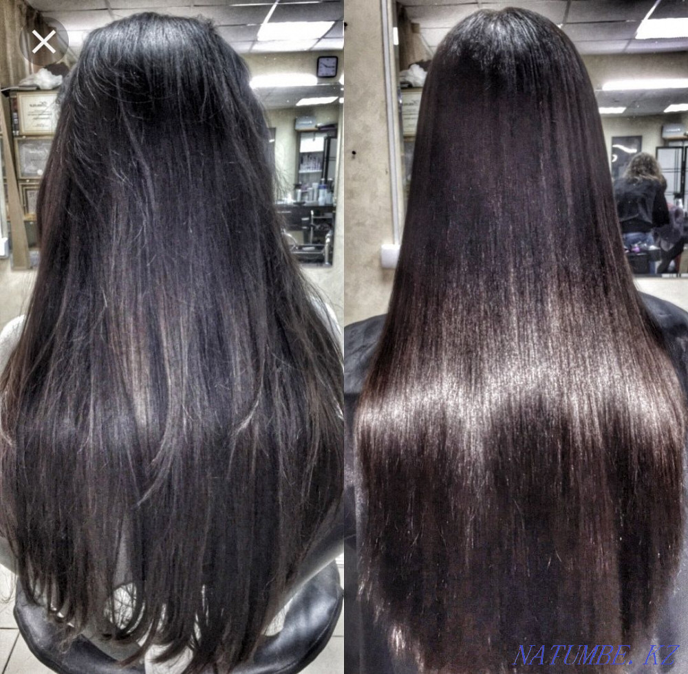 Акция!Наращивание волос, ботокс, кератин, коррекция нарощеных волос Актобе - изображение 4