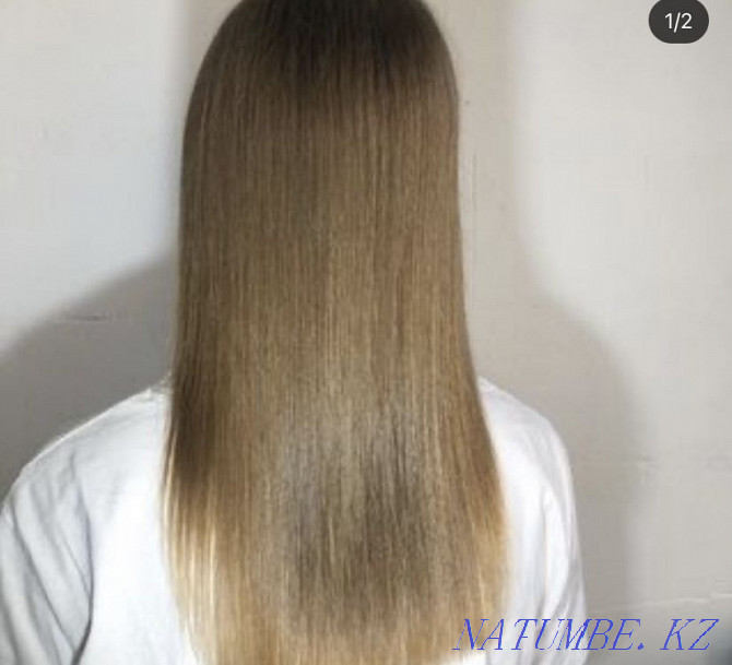 Акция кератин ботокс нанопластика волос от 8000 каспий ред Шымкент - изображение 5