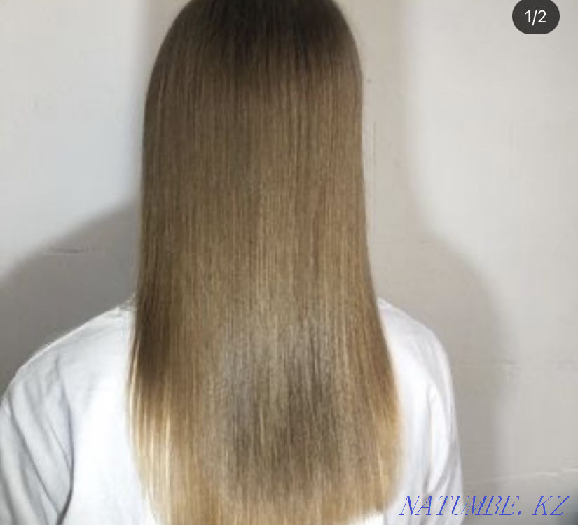 Promotion keratin botox hair nanoplasty from 8000 kaspi red Shymkent - photo 5