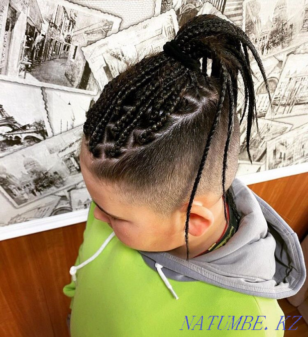 Afro braids (afro hairstyles, weaving) Astana - photo 5