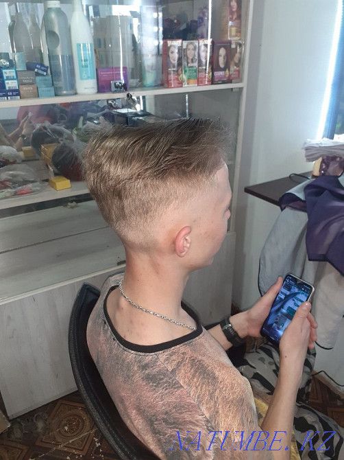 Мен шаш қиюды үйретемін. Ерлер мен әйелдердің шаштарын қиюды үйреніңіз. Ай сайын.  Талдықорған - изображение 4