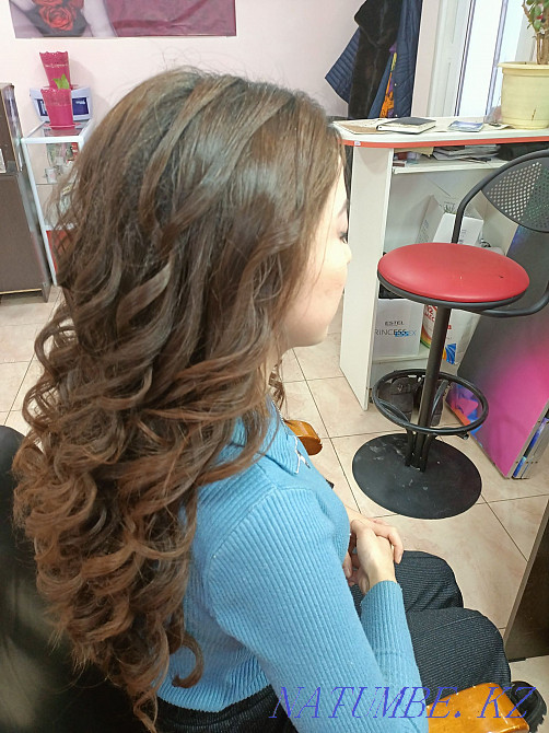 Күрделі бояу, шаш үлгісі, шаш қиюы  Астана - изображение 5