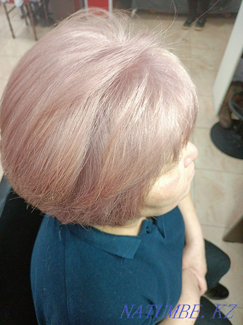 Күрделі бояу, шаш үлгісі, шаш қиюы  Астана - изображение 7