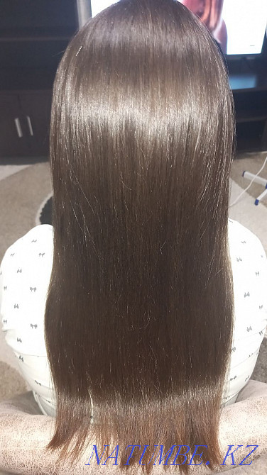 Keratin. Hair botox. Families . Home visit Semey - photo 3