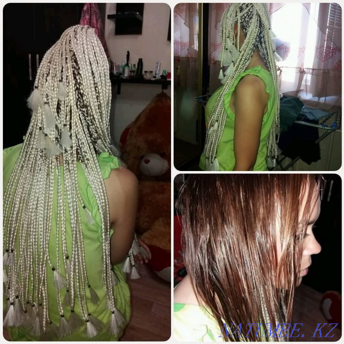 Афро өрімдері. Дредлоктар. Зизи шошқалары. Sinegals. Пирсинг.  Астана - изображение 4