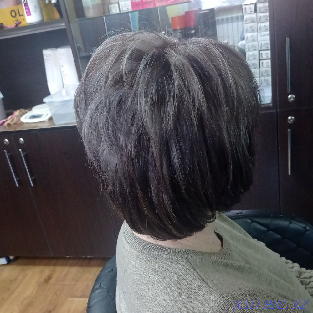 Hair highlighting and haircut any haircut can be ombre and toning  - photo 1