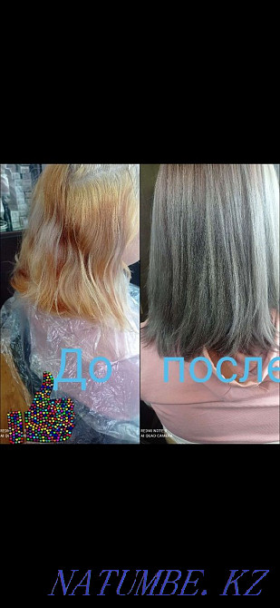 Hair highlighting and haircut any haircut can be ombre and toning  - photo 4