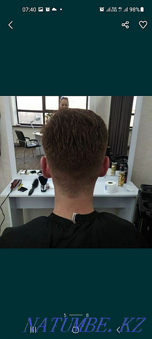 Hairdresser at home Husband 2500, wives 2500 ,miling 10000 Almaty - photo 1