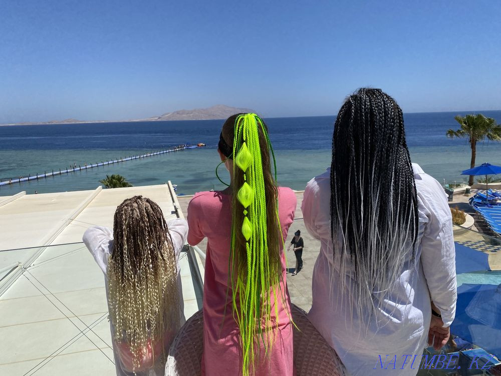 Афро өрімдері, афро бұйралар, 3D өрімдері, афролокандар, өрімдер  Астана - изображение 1