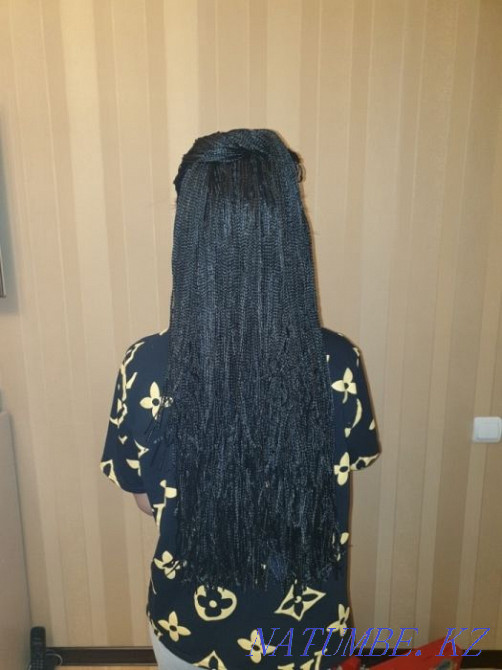 Weaving afro, zizi, d.e. braids and dreadlocks at home Almaty - photo 8