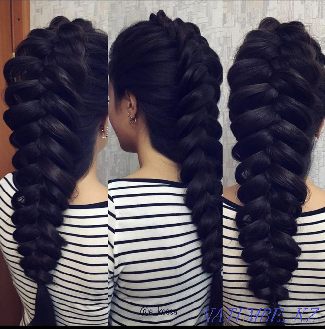 Curls of any complexity at a promotional price. braids Astana - photo 5