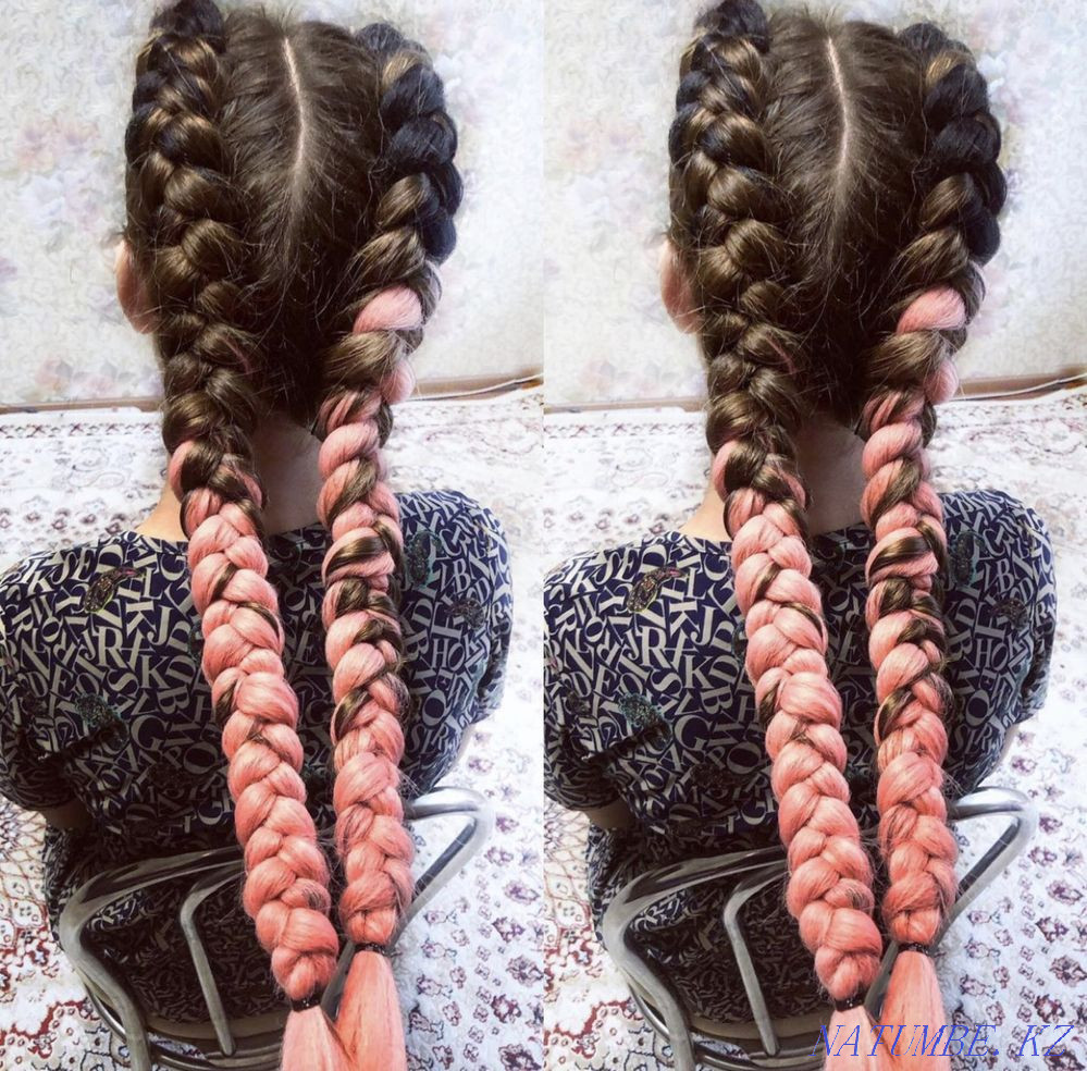 Curls of any complexity at a promotional price. braids Astana - photo 4