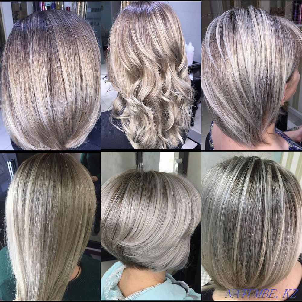 Модные окрашивания волос эйртач,балаяж, шатуш , начёс и тд Кызылорда - изображение 5
