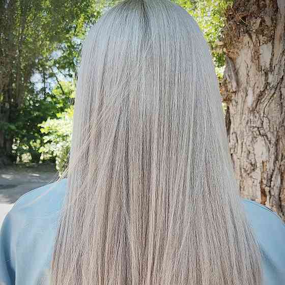 Окрашивание стрижки лечение и выпрямление волос Almaty