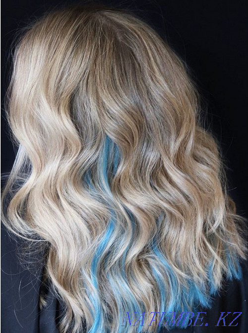 Окрашивание стрижки лечение и выпрямление волос Алматы - изображение 2