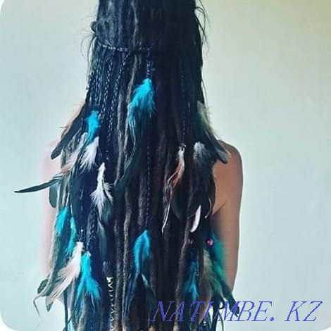 Afro curls. Dreadlocks are dangerous and safe. Afro braids. Sinegals. Zizi braids Astana - photo 1