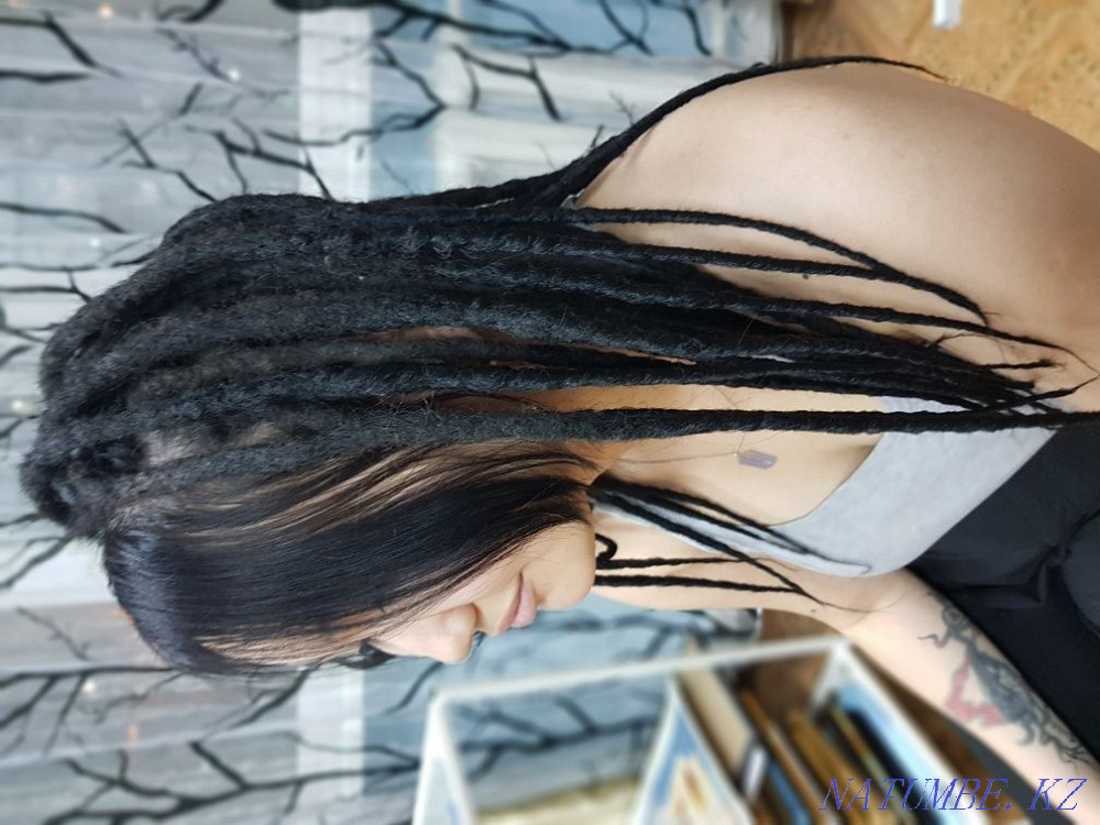 Afro curls. Dreadlocks are dangerous and safe. Afro braids. Sinegals. Zizi braids Astana - photo 6