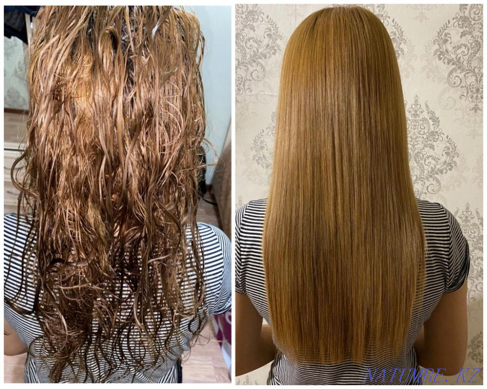 Кератинді түзету, шаш ботокс, BUSTAP  Қарағанды - изображение 2