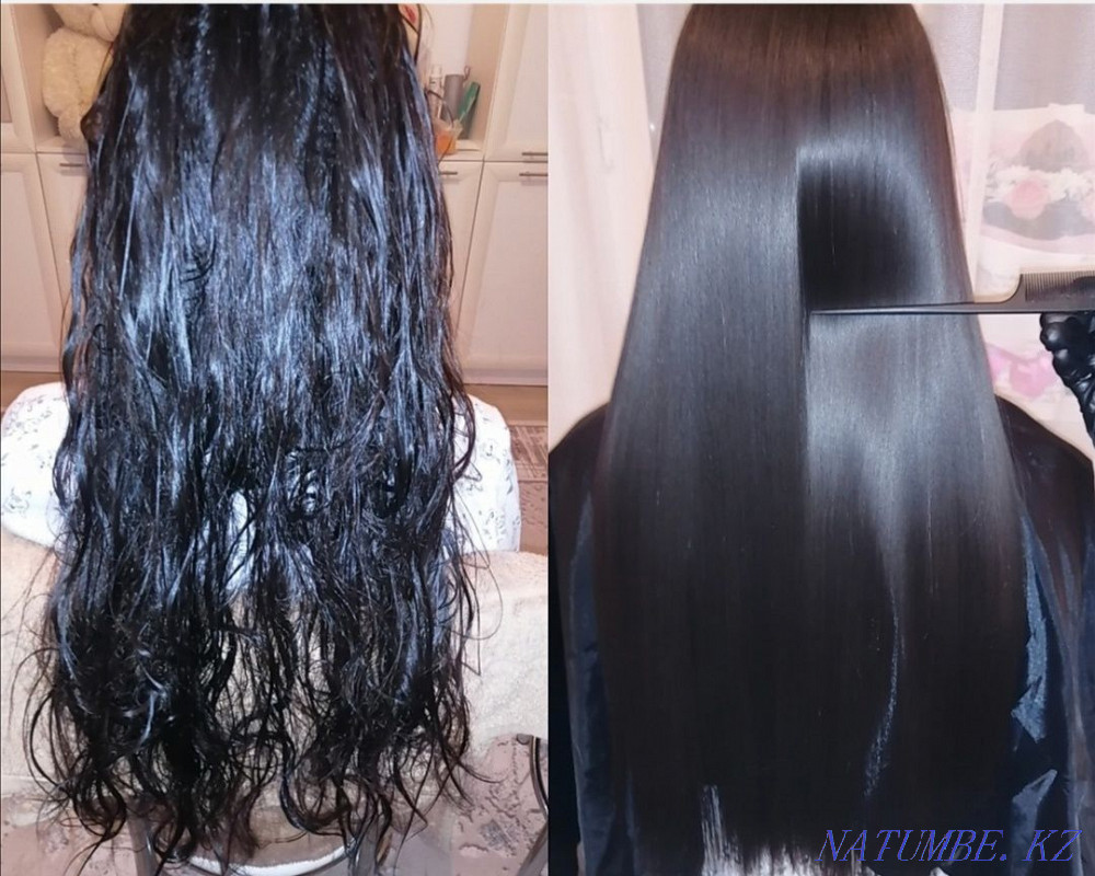 Кератинді түзету, шаш ботокс, BUSTAP  Қарағанды - изображение 4
