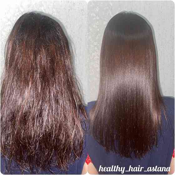 Кератиновое выпрямление и ботокс волос Astana