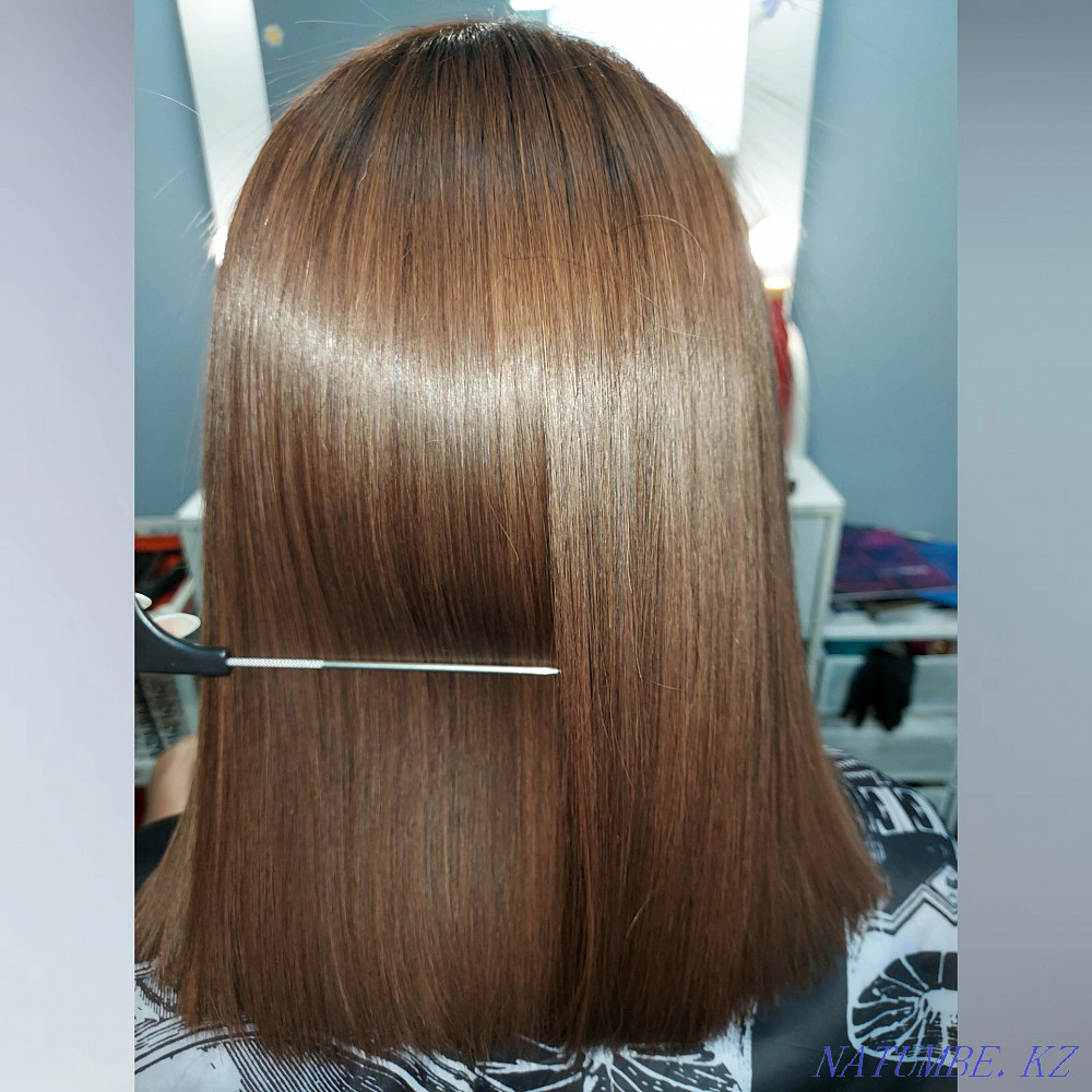 Keratin straightening! Botox for hair Semey - photo 7