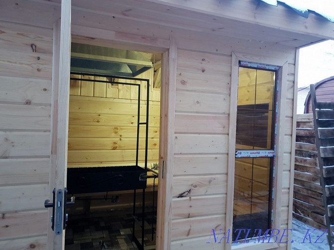 Wood-fired cedar sauna Astana - photo 1
