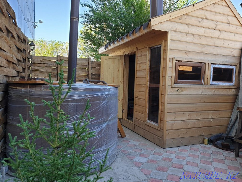 Wood-fired cedar sauna Astana - photo 8