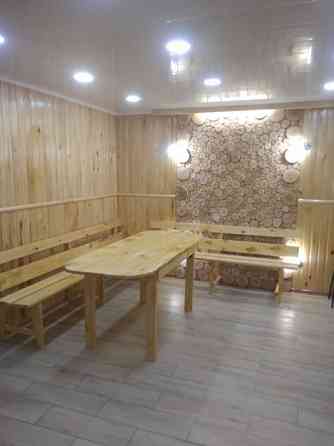 Новая баня на дровах в Заречном Костанай