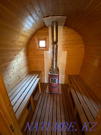 Wood-fired sauna with great steam Astana - photo 6