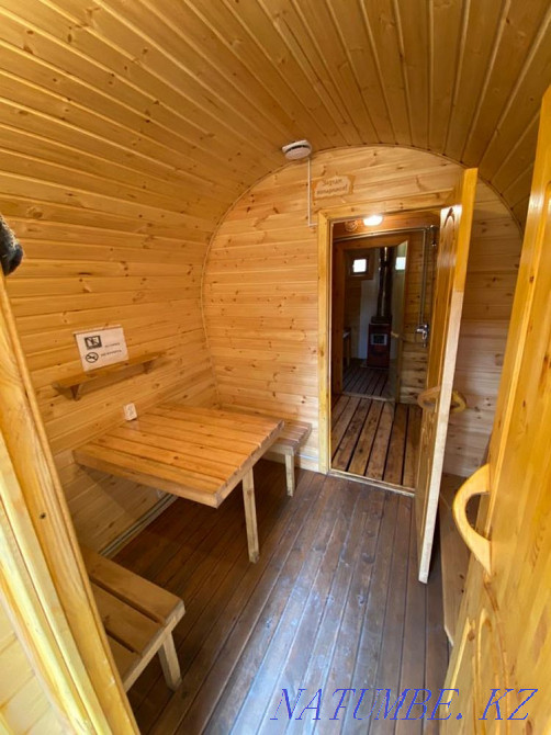 Wood-fired sauna with great steam Astana - photo 8