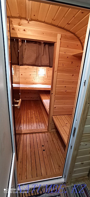 Монша. Семейная чистая деревянная баня. Кабинка. КаспиРэд, голд. Атырау - изображение 7
