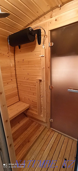Монша. Семейная чистая деревянная баня. Кабинка. КаспиРэд, голд. Атырау - изображение 3