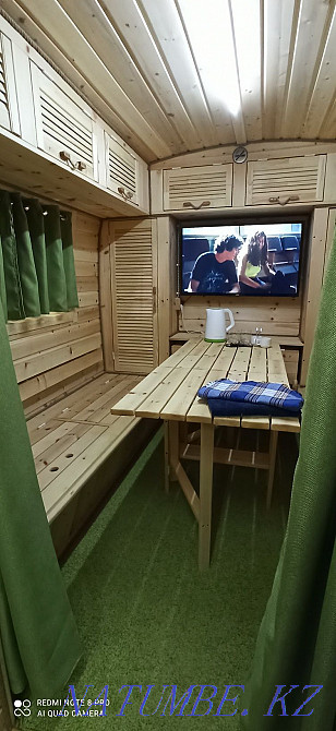 Монша. Семейная чистая деревянная баня. Кабинка. КаспиРэд, голд. Атырау - изображение 6