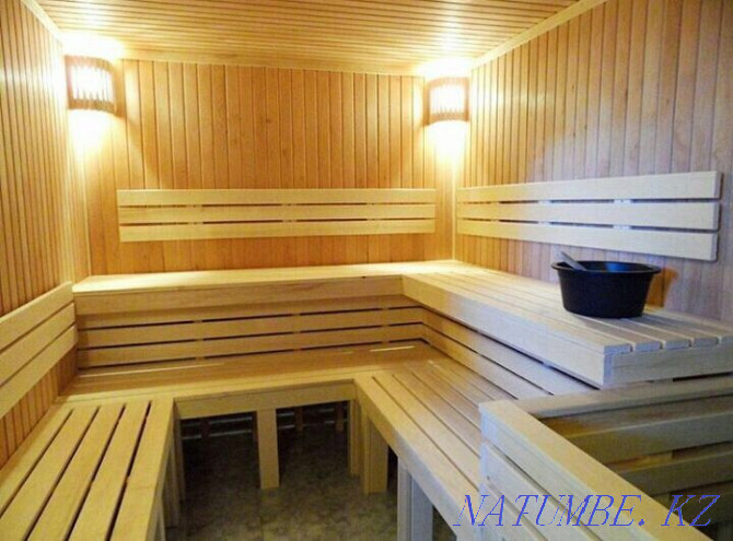 Sauna on the wood 
