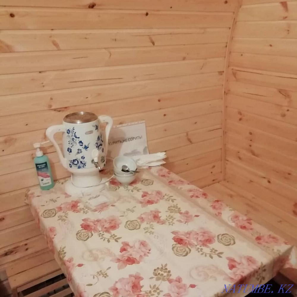 Family sauna on firewood 1500 tenge per person per hour Free tea Astana - photo 7