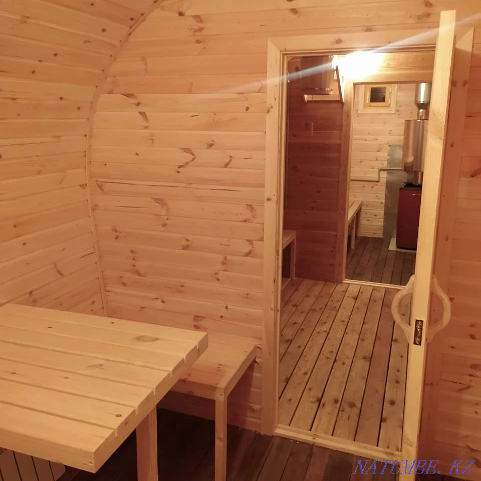 Family sauna on firewood 1500 tenge per person per hour Free tea Astana - photo 8