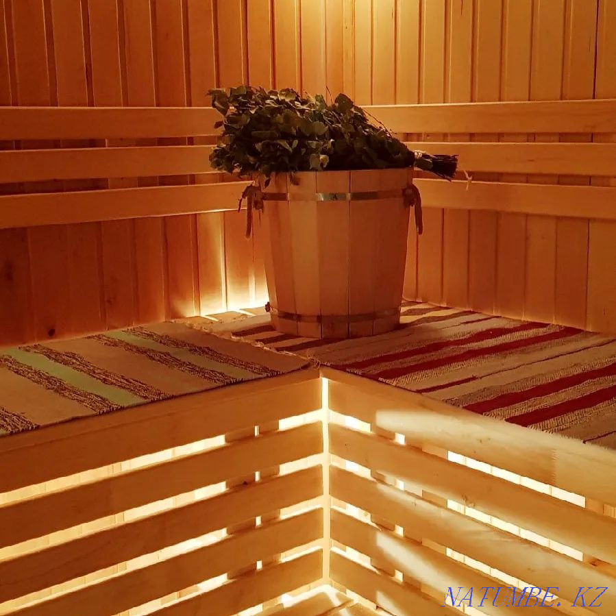 Баня на дровах"голубой Дунай" .Акция 4 часа +1 час в подарок.Цена 2500 Петропавловск - изображение 1