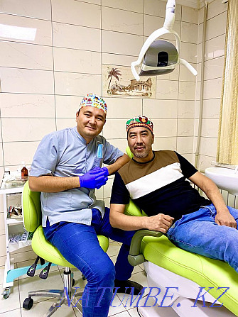 Dental treatment, dentistry, tooth extraction, teeth cleaning, dentures Almaty - photo 3