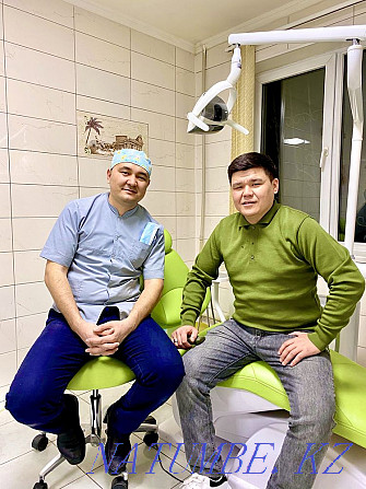 Dental treatment, dentistry, tooth extraction, teeth cleaning, dentures Almaty - photo 1