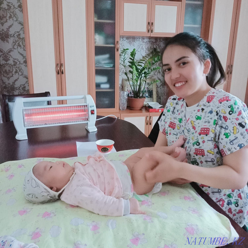 Children's massage + electrophoresis + paraffin at home Almaty Almaty - photo 1