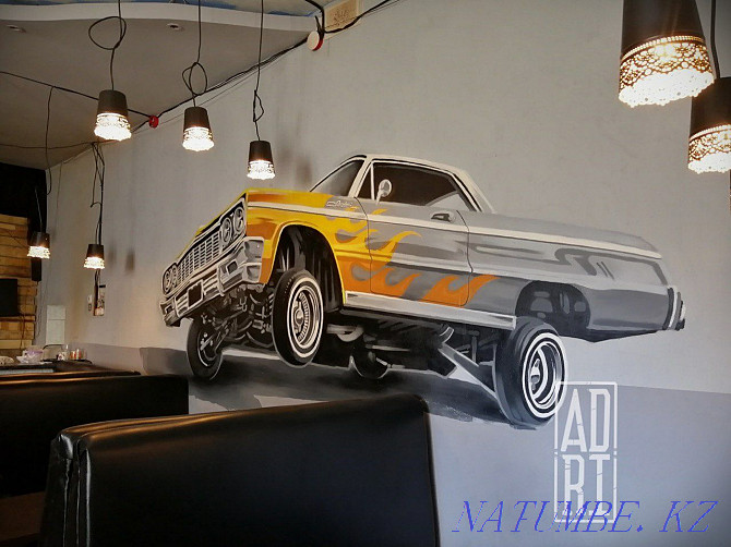 Wall painting, Aerography, Graffiti, Sculpture, Bas-relief, Almaty - photo 2