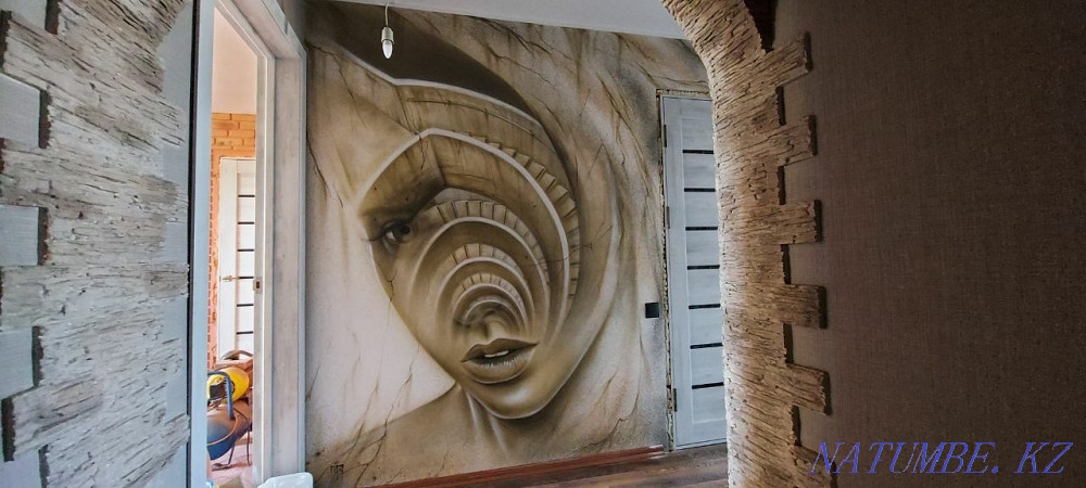 Роспись стен, Аэрография, Граффити, Скульптура, Барельеф, Алматы - изображение 3